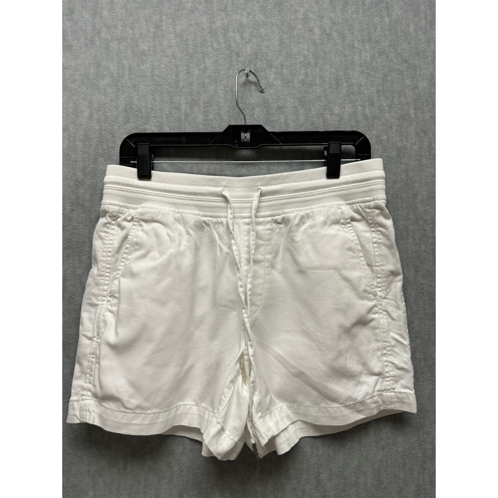 Orvis Shorts Womens S White Drawstring Elastic Waist Utility SmallPockets